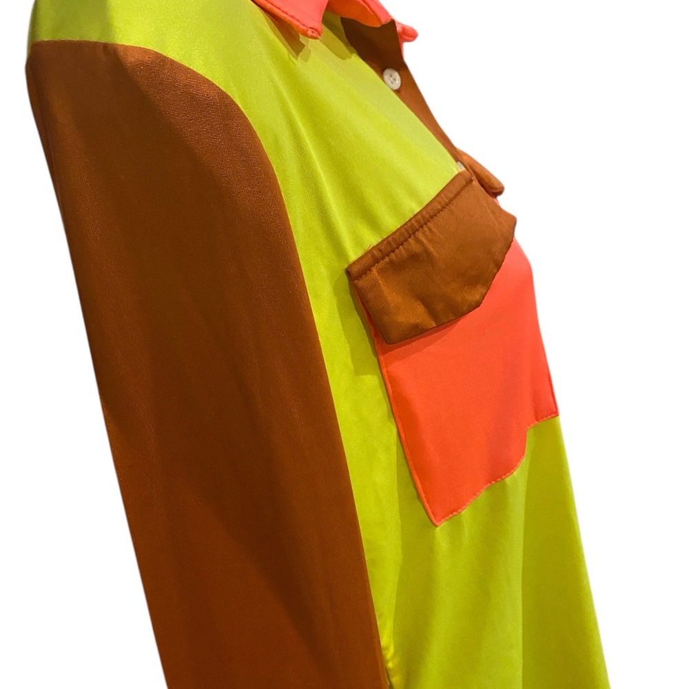Colorblock Button-Up Shirt - Picture 3 of 4